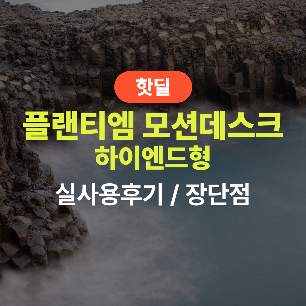 플랜티엠 모션데스크 실사용 후기, 95만원대 특가 타이밍 잡는 법 4모터 쿼드 하이엔드형 W1200 28/30T 스탠딩 책상 추천, “일어서서 일하는 습관” 장단점 및 사이즈 정리 제품 이미지