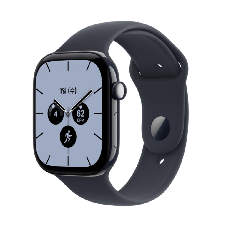 MJH44KH/A 애플워치12 사전예약 나이트블루 세라믹 46mm 색상 비교